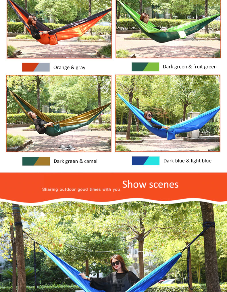 Cheap Goat Tents 1 2 Person Portable Outdoor Camping Hammock With Mosquito Net High Strength Parachute Fabric Hanging Bed Hunting Sleeping Swing Tents 